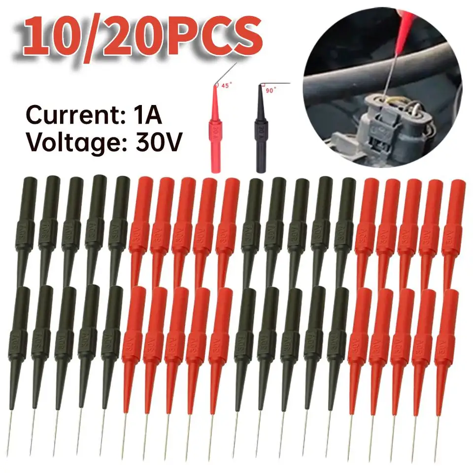 10-20pcs 30V Instrumentation Diagnostic Tools Multimeter Test Needle Tip Probe Automotive Tool Accessories Automotive Kit Teste