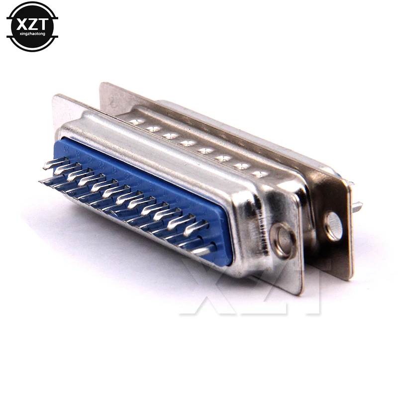 1 Pair D-SUB DB25 Pin Male Female Solder Type Welding Connector 25 Pin DB25 Extended Adapter