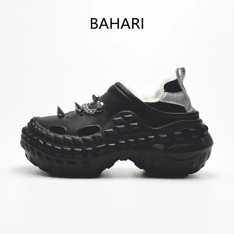 

Женская обувь, сандалии на платформе, Y2K, обувь в стиле панк, уникальная нескользящая пляжная обувь, модные женские сандалии