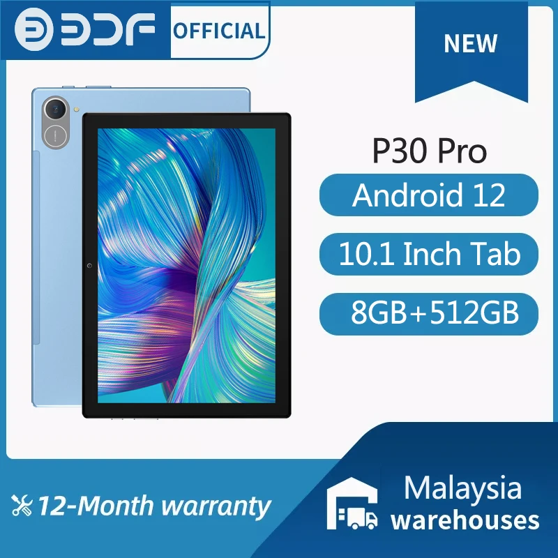 2024 BDF Android 12 Tablet 10.1