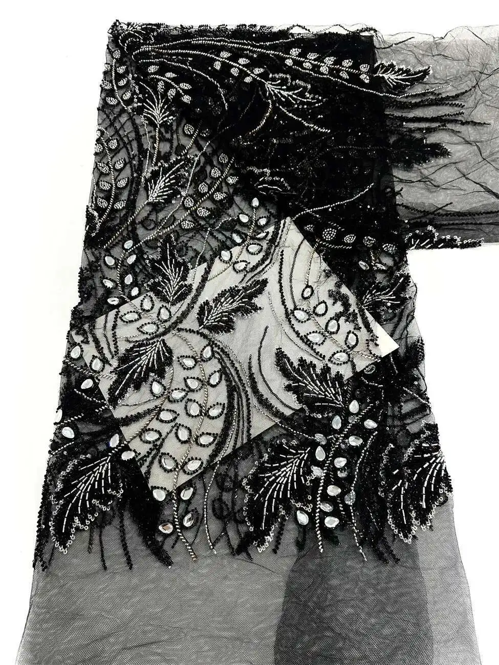 

Luxury Heavy Beaded lace Fabric with Pearls Dubai Evening Dresses 2025 Arabic Women Mermaid Wedding Party Prom Dress