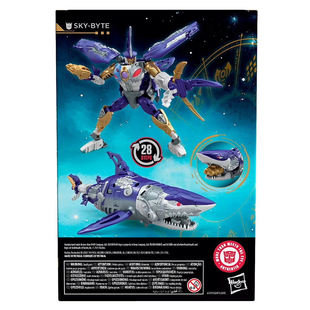 

[В наличии] Оригинальные трансформеры Hasbro Transformers Age of the Primes Voyager Class Sky-Byte 17,5 см, экшн-фигурка, модель игрушки