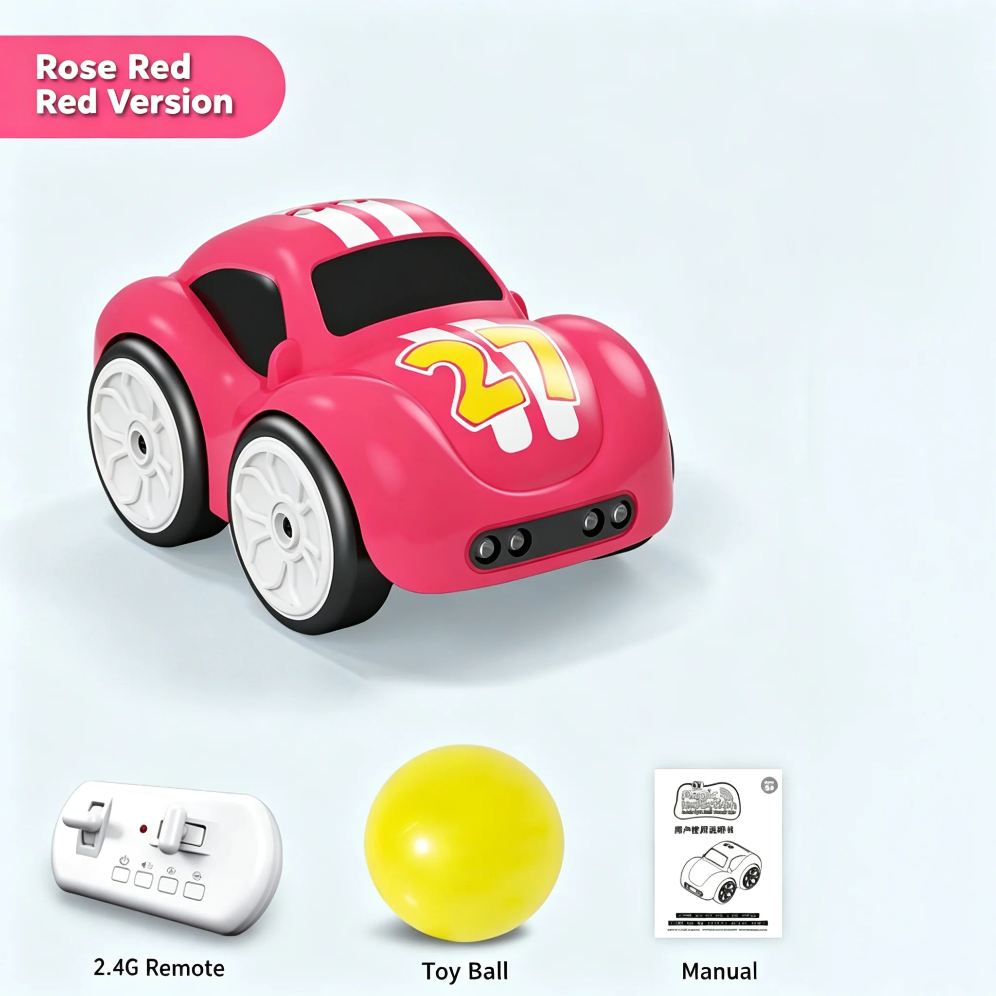 Mini Smart Magic RC Car Gesture Follow Induction Obstacle Avoidance Multi Modes Cartoon Remote Control Toy Vehicle for Kids Gift