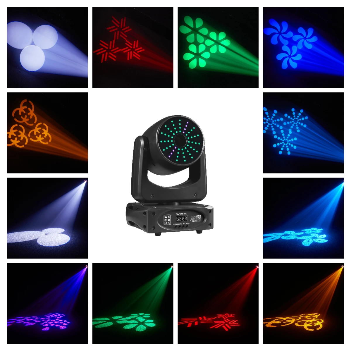 Fireions Little Bee Smart 100W chasing light trigon 100W moving head light effect light DMX512KTV stage party disco DJ bar