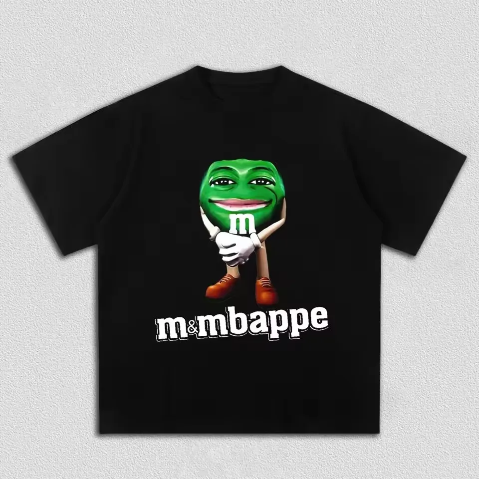 2026 Dictador Kylian Mbappé Meme Grafik T-Shirt – Fußballteam-Match-Trikot mit Champion-Grafik – Y2K Herrenmode-Kleidung – Detail 12
