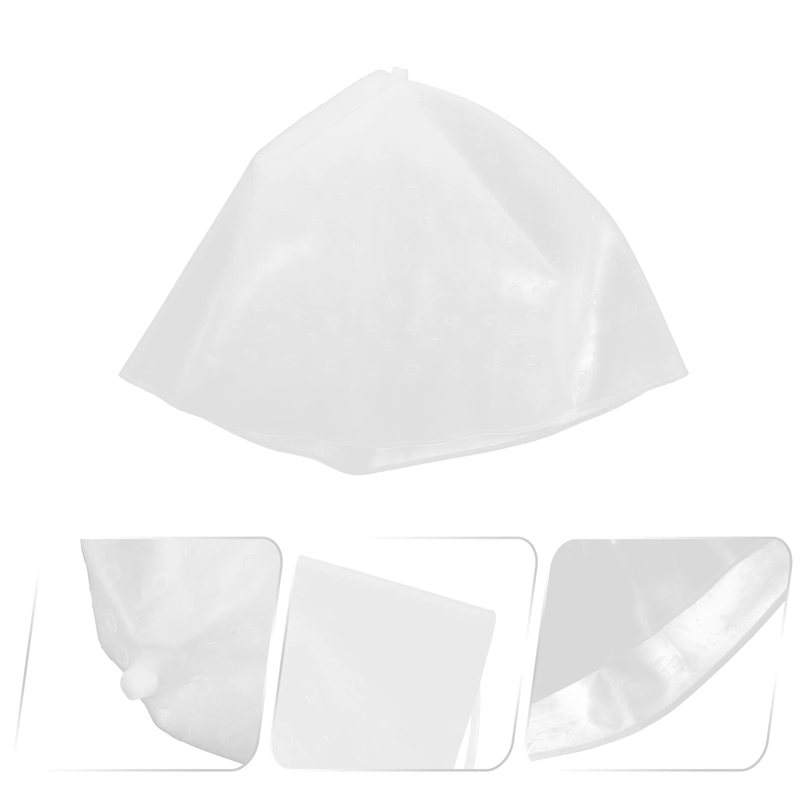 

Reusable Coloring Cap Salon Highlighting Hat For Diy Dyeing Perforated Hairdressing Supplies Durable Hair Dye Cap Stylish Hair