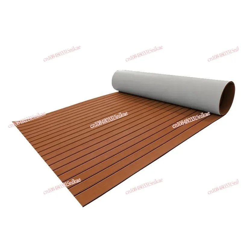 

Нескользящий коврик для яхты — противоскользящий коврик премиум-класса с тиковым видом для яхт, рыбацких лодок и реактивных лыж (коричневый)