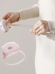 Automatic Retractable Magnetic Measuring Tape for Waist, Arm, Leg, Abdomen Head Circumference, Portable Body Measurement Tool