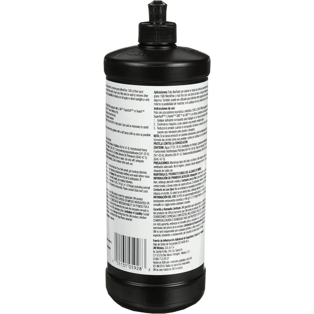 3M 피네스 II 폴리싱 머신, 05928, 1쿼트(32액량 온스/946밀리리터)