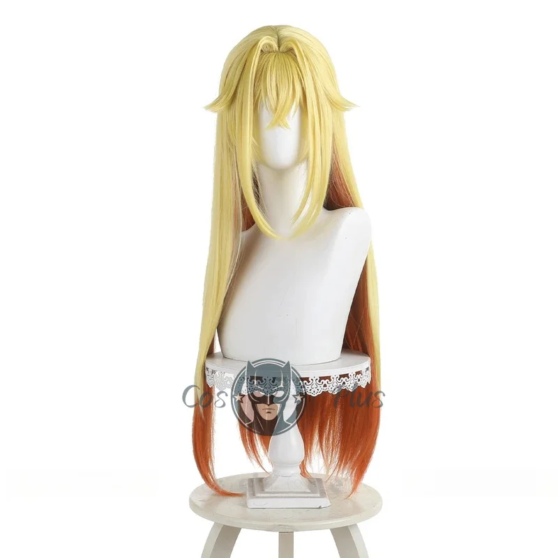 أنيمي البرية آخر بوس تظهر Lufas Maphaahl شعر مستعار تأثيري شقراء أصفر برتقالي طويل خصلات الشعر المستعار للنساء الفتيات مهرجان الكرنفال #2