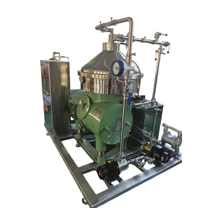 Automatic Stainless Steel Milk Centrifuge Dairy Separator for Cream Separation and Clarification