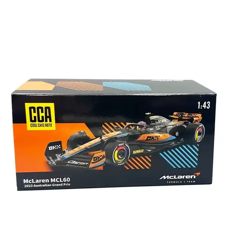 1:43 MCL60 2023 4# Lando Norris P2 British GP McLaren F1 #81 Oscar Piastri Diecast Legeringsmodell Samling Av Classic Love Hobby 10 best sales F1 McLaren - №3