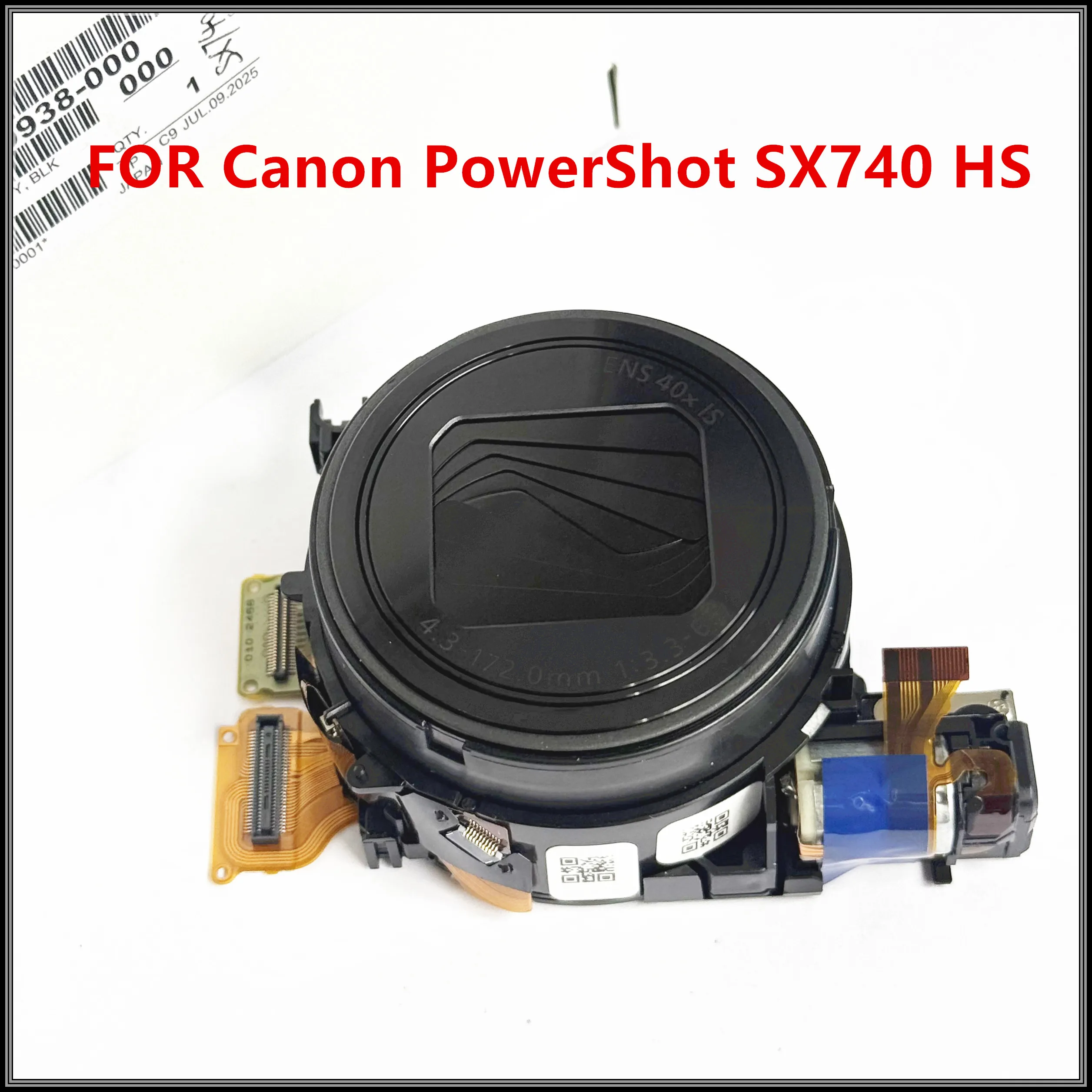 100% New Original Repair Parts SX740 HS Zoom Lens Unit  For Canon PowerShot SX740 HS
