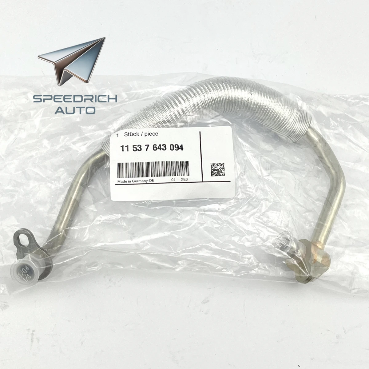 

11537643094 11538854734 Piping Coolant Supply Turbocharger for X3/X4 1/2/3/4/5/7 Series G01/02/08/30/31/32/38 F22/23/33/34/35/36