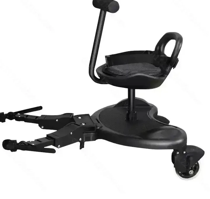 Baby Stroller Rear Buggy Board Auxiliary Scooter Attachment Second‑Child Twin Travel Trailer Stroller Connecting Accessory