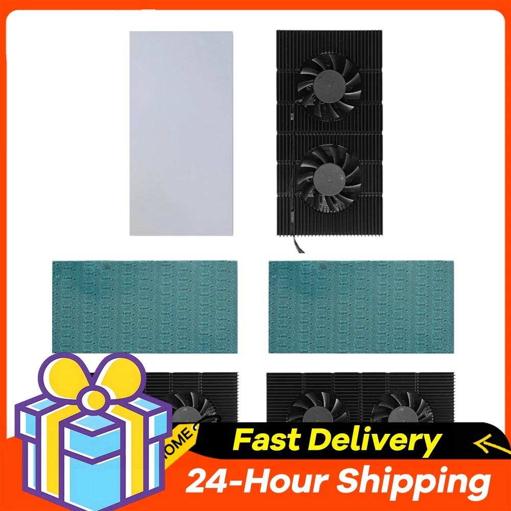 GPU Backplane Radiator Graphics Card Backplate Memory Cooler Heatsink Cooling Fan Panel DIY Gamer Cooler for RTX 3090 3080 3070