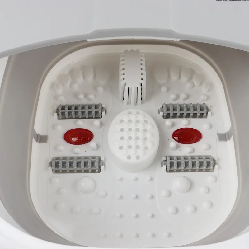 Foldable Foot Spa Basin Heating Constant Temperature Foot Bath Roller Massage Household Health Care