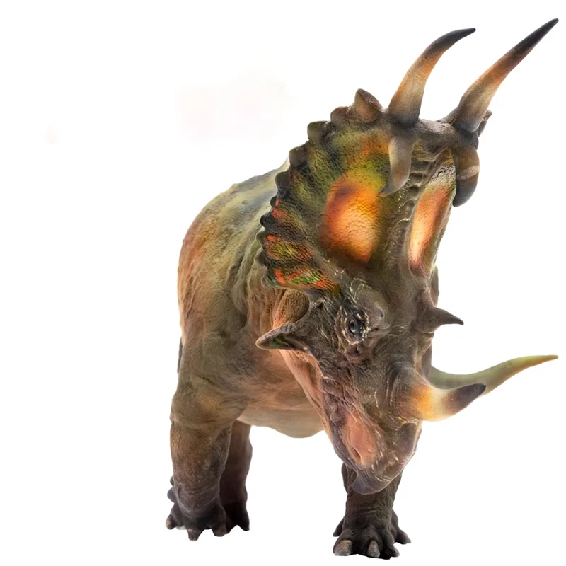 نماذج ديناصور ما قبل التاريخ 16 Duke The Spinops مجموعة سطح المكتب الحلي عطلة مفاجأة هدية للأطفال نموذج محاكاة