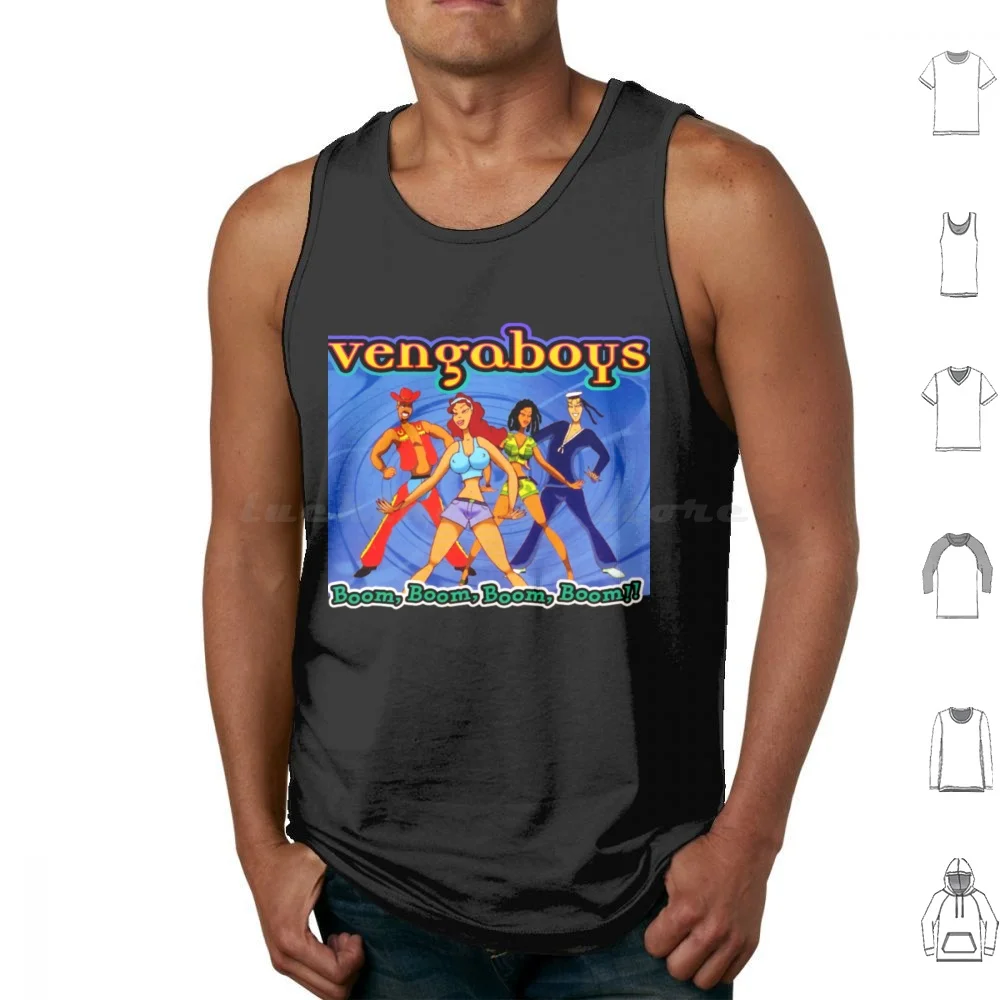 Eurodance Tour Pop Vengaboys Band Boom Boom Boom Tank Tops Vest Sleeveless Eurodance Tour Pop Vengaboys Band Boom Boom Boom