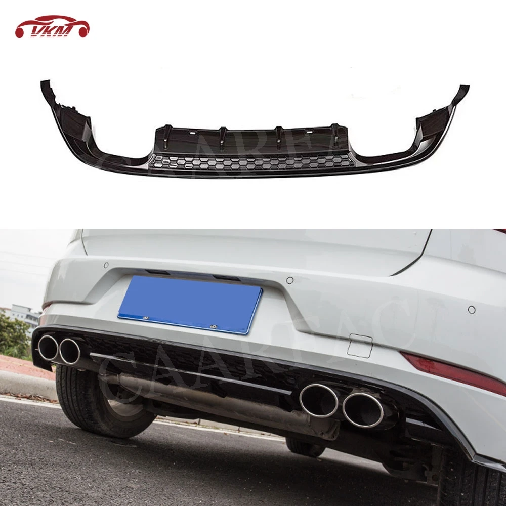 

Rear Bumper Lip Diffuser Spoiler Protector for VW Volkswagen Golf 7 7.5 MK7.5 Standard And GTI 2017-2019 R style PP Car Styling