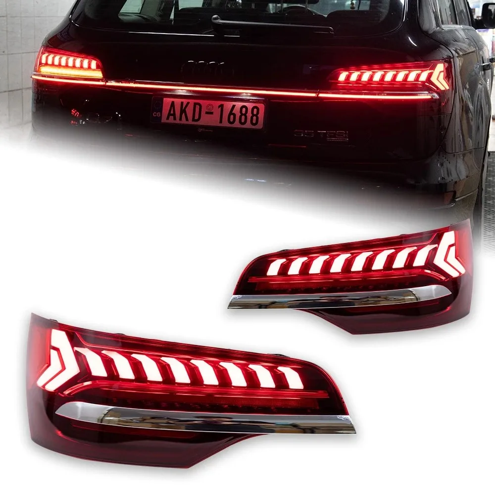 

Car Styling Tail Lamp for Audi Q7 Tail Lights 2006-2015 Q7 LED Tail Light DRL Brake Reverse Stop Lamp Automotive Accessories