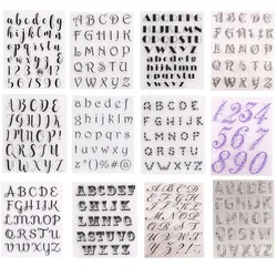 Letters and numbers  Clear Stamps for DIY Craft Transparent stamp Making Greeting Card Scrapbooking Photo Album Sheets Decor