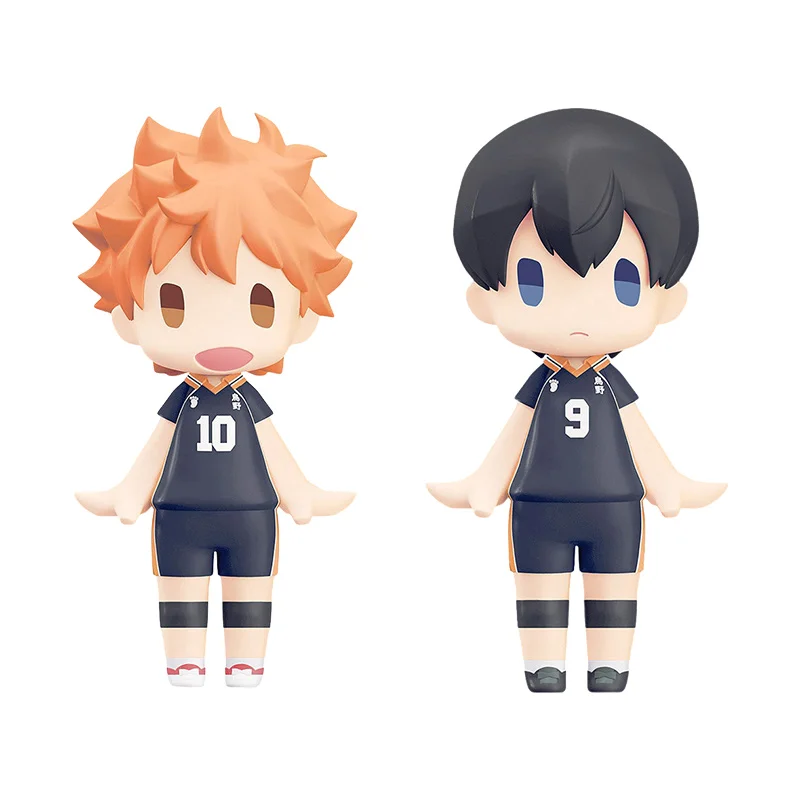 

Подлинный GSC Haikyuu!! HELLO! GOOD SMILE Hinata Shoyo Tobio Kageyama аниме фигурка модель игрушки подарок на день рождения