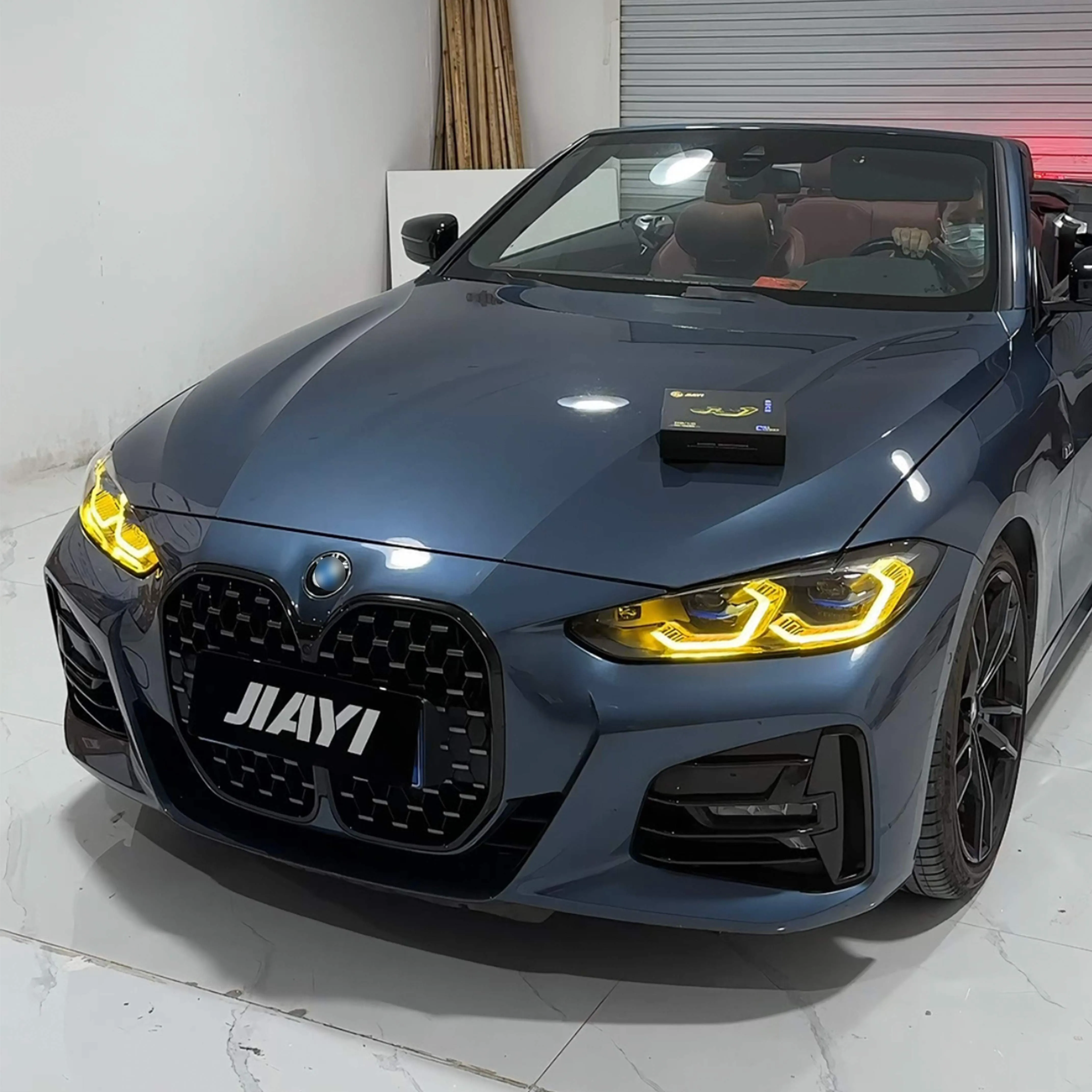 fOR  BMW G22 G23 G26 G80 G82 M3 M4 i4 Series DRL RGB Yellow & White LED Panel Daytime running lights