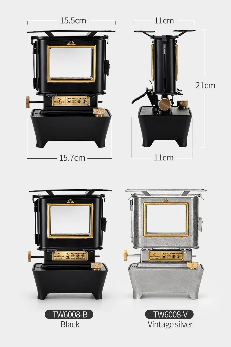 Thous Winds-Réchaud de lampe à huile Firelégiti, lanterne de camping rétro extérieure portable, Eva de lumières d'émotion, fournitures de camping