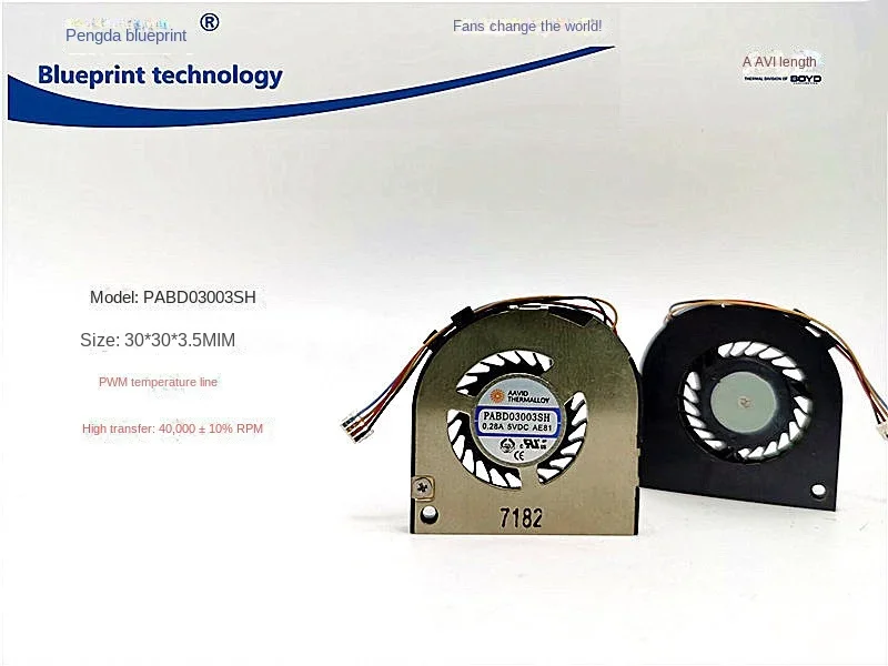 pa  3003 Miniature 3cm Notebook 5V Turbine Blower High Revolution Ultra-Thin PWM Cooling Fan