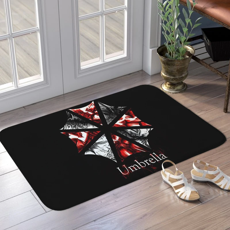 Porch Foot Mat Non-slip D-Resident D-Evil Kitchen Bedroom Rug Living Room Floor Carpet Slip-resistant Entrance Door Doormat Home