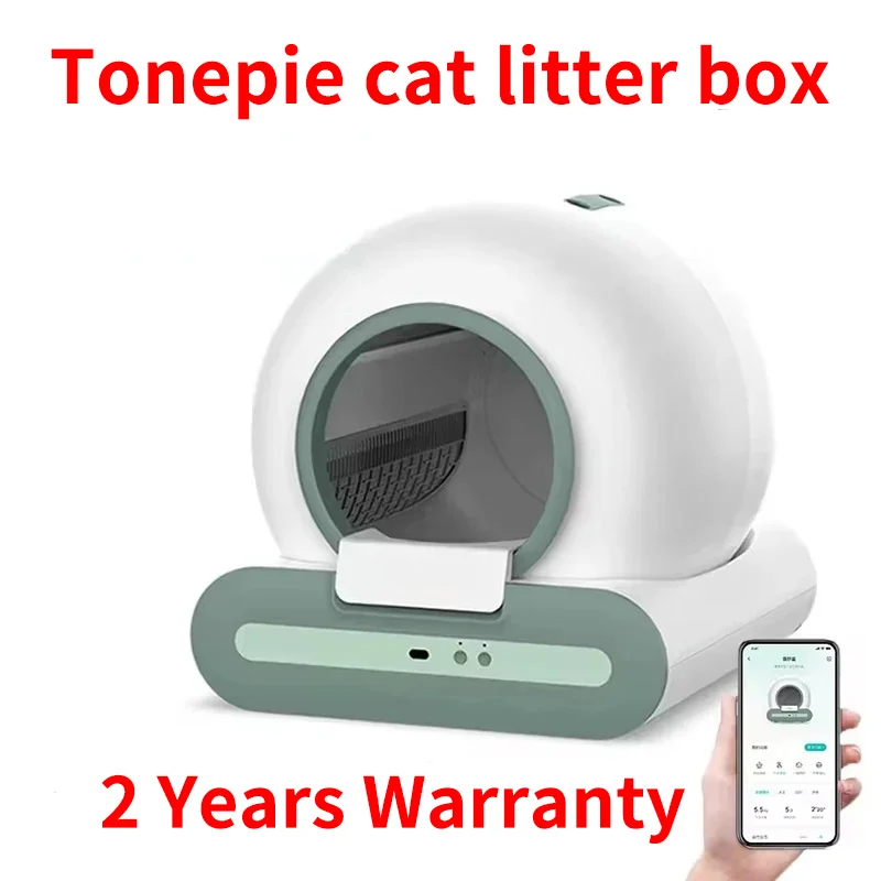 Extra Large Cat Litter Tray Self-cleaning Cat Litter Box APP Control 65L Global Version Arenero Autolimpiable Gato