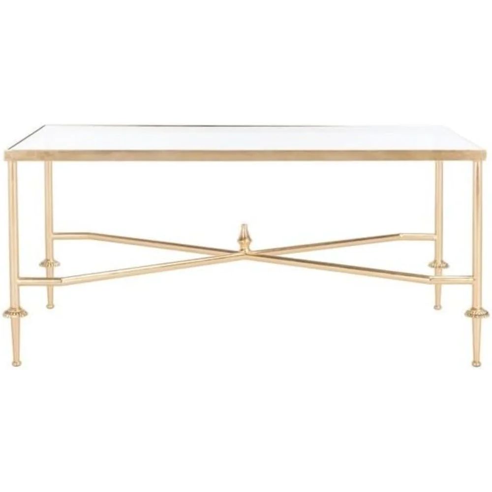 

Couture Collection Devi Gold Leaf Rectangle Coffee Table (Fully Assembled)