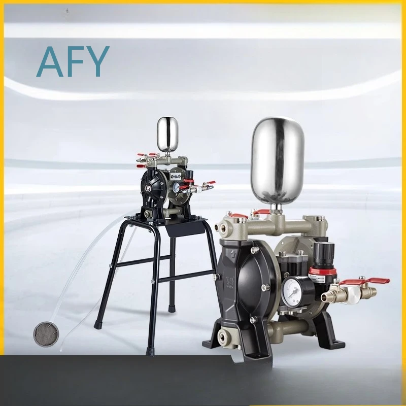 Pneumatic Diaphragm Pump for Aluminum Alloy Unidirectional High Pressure High Power Double Diaphragm Pump for Industrial