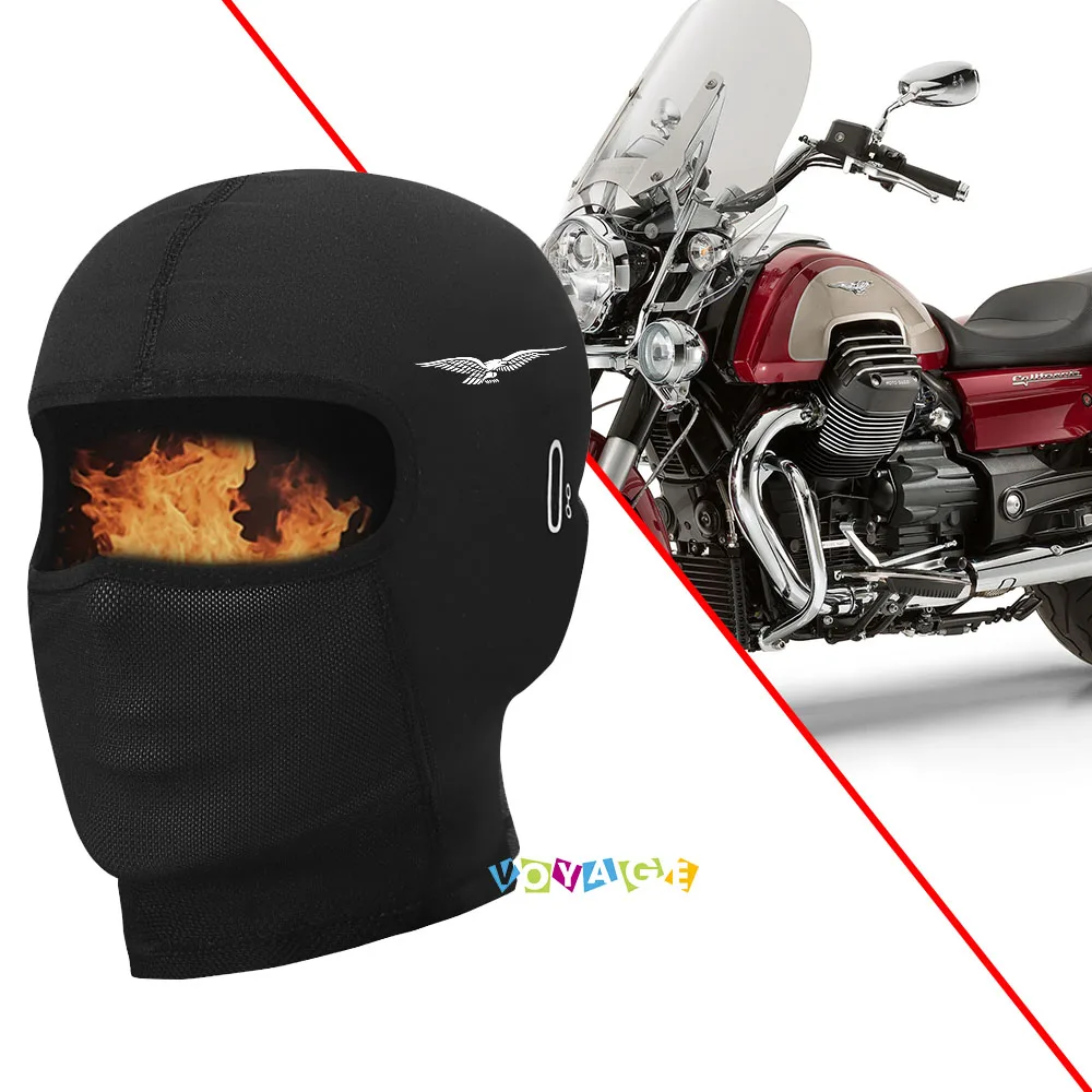 For Moto Guzzi V9 Roamer Bobber V85TT Motorcycle Neck Full Face Mask Windproof Dustproof Face Shield Accessories Biker Mask