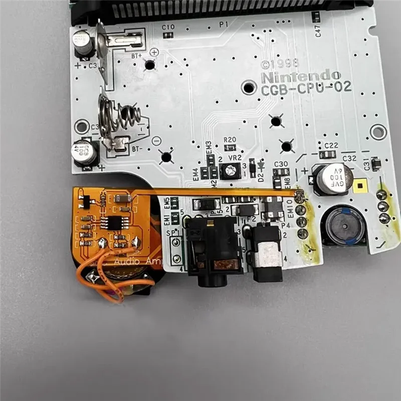 低電力デジタルボリュームアンプモジュール低電力デジタルサウンドオーディオアンプゲームボーイアドバンス用使いやすいカラー GBC