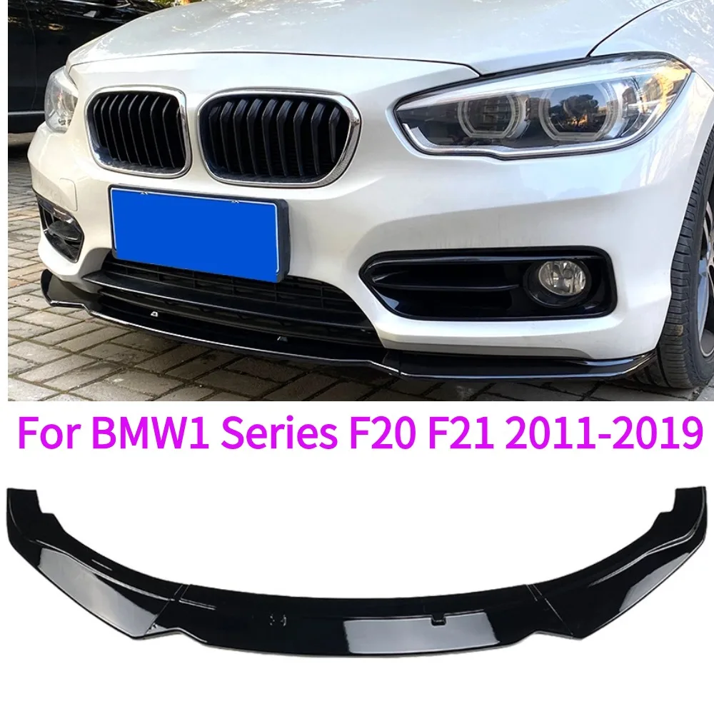 For BMW1 Series F20 F21 116i 118i 120i Series Air Dam Front Protector Bumper Lip Cover Chin Splitter Tuning 2011-2019