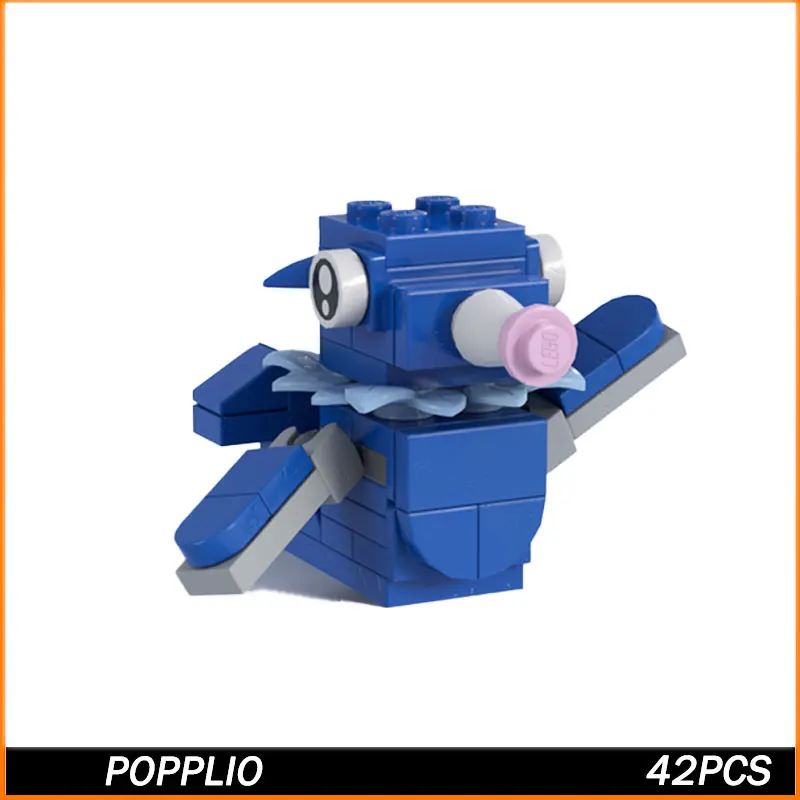 

Anime Figure Series Blue Sea Lion Building Blocks Kids Toys Cartoon Action Figure Assemble Blocks Toy Birthday Gifts 42PCS