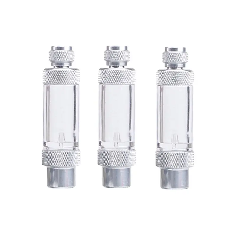 AB42-3PCS Aquarium CO2 Bubble Gauge Visual Bubble Recorder Fish Tank CO2 Regulator Generator Equipment Accessories