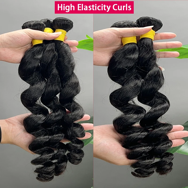 

Натуральные вьетнамские волосы Loose Wave, 1/3/4 пучка, 100% человеческие волосы, натуральные кудрявые волнистые волосы, натуральный цвет, 100 г/шт.