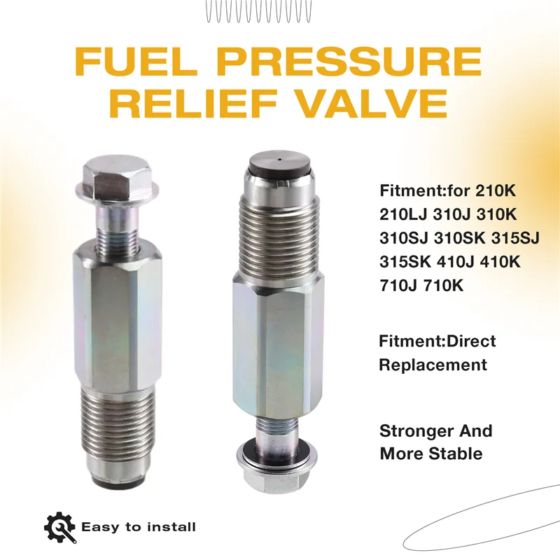 【ПОДАРОК】НОВЫЙ предохранительный клапан давления топлива RE516335 для John Deere 210K 210LJ 310J 310K 310SJ 310SK 315SJ 315SK 410J 410K 710J 710K