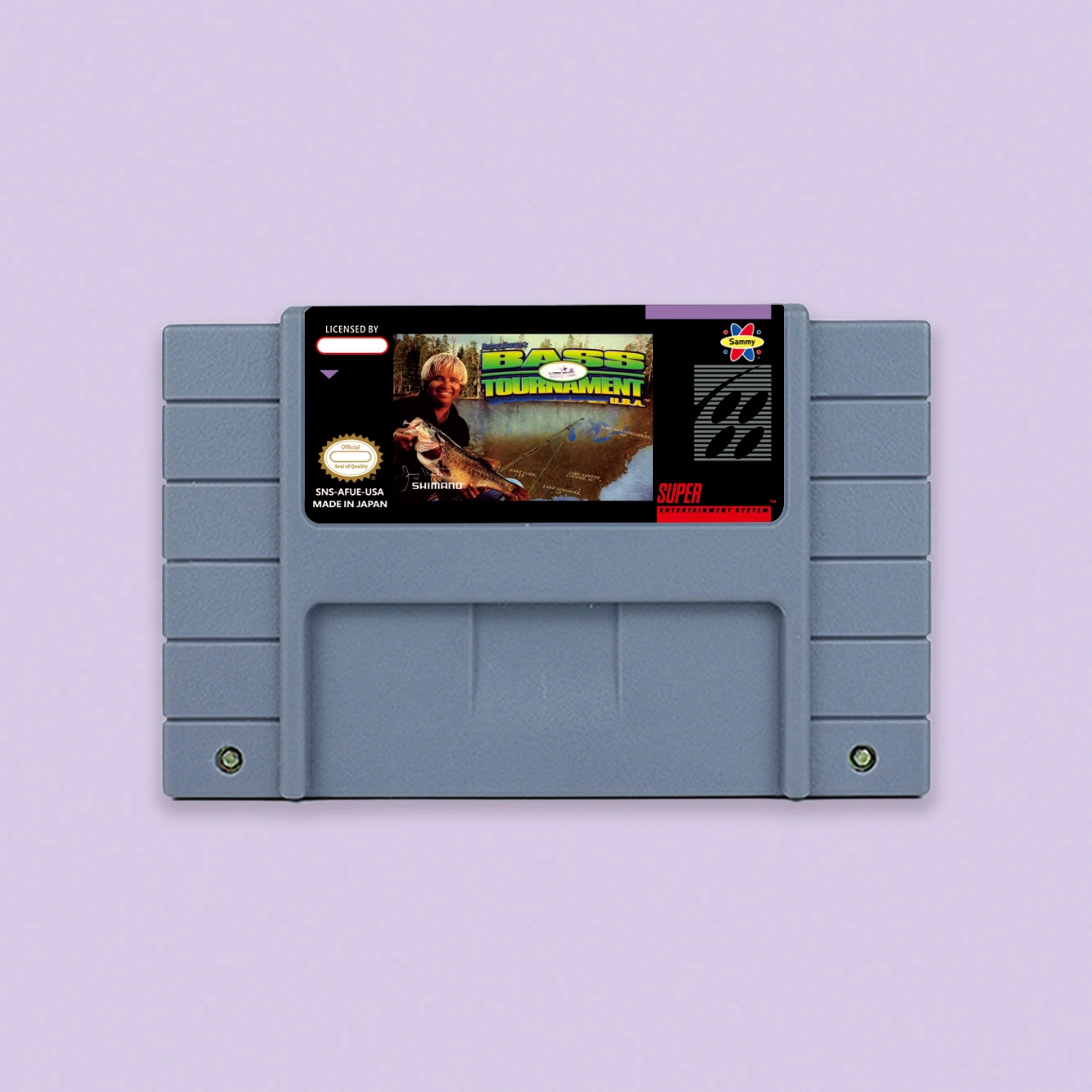 Jimmy Houston's Bass Tournament USA RPG game for SNES 16 bit Single  Card with USA NTSC or EUR PAL Video Game Consoles Cartridge