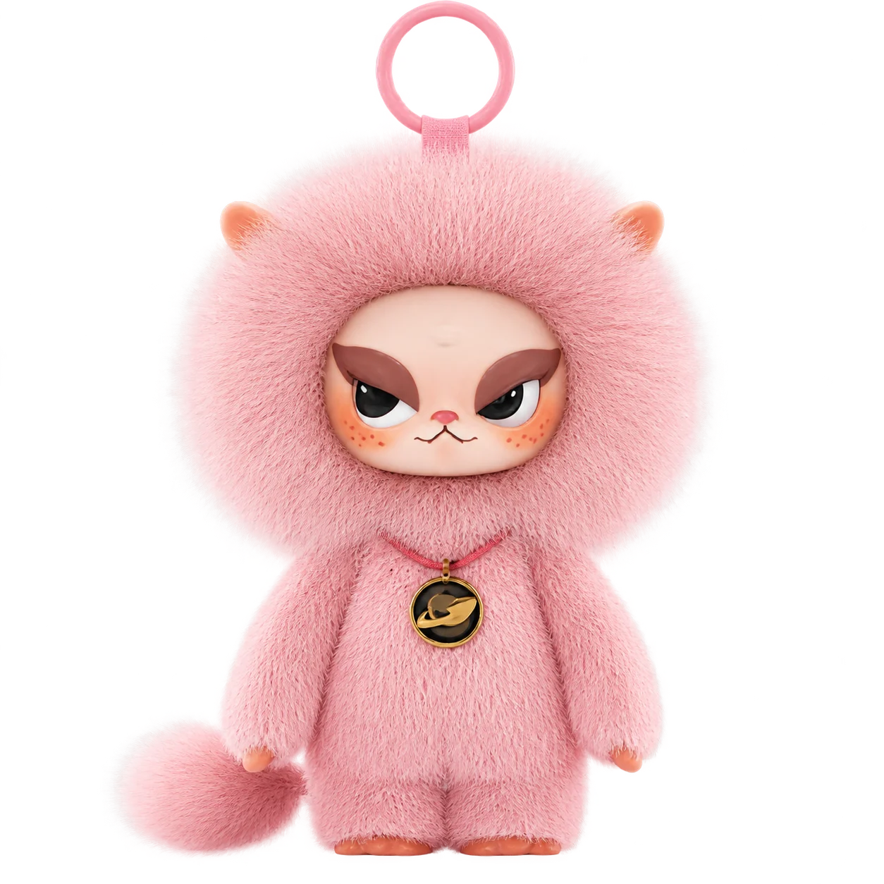 New Lucky Loop Qilin Doll Blind Box Cute Animal Plush Keychain Pendant Collectible Figure For Bag Decoration Adult Hobby Gift - view 6