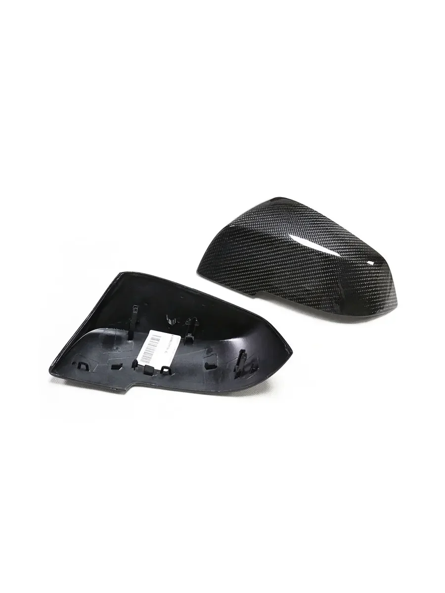 For BMW 1 2 3 4 Series 3GT/320/420 F30 F20 Dry Carbon Fiber Cowl Paste & Replacement Rearview Mirror Housing Cover 2PCS