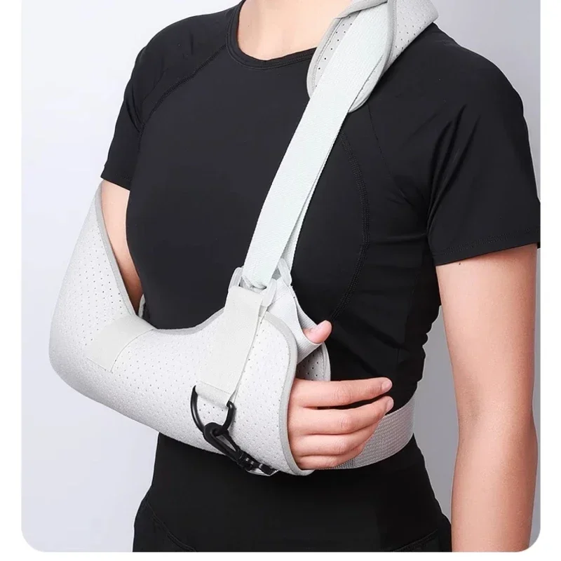 

Защитный бандаж для перелома, регулируемый универсальный слинг для предплечья для детей, поддержка запястья, локтя и предплечья