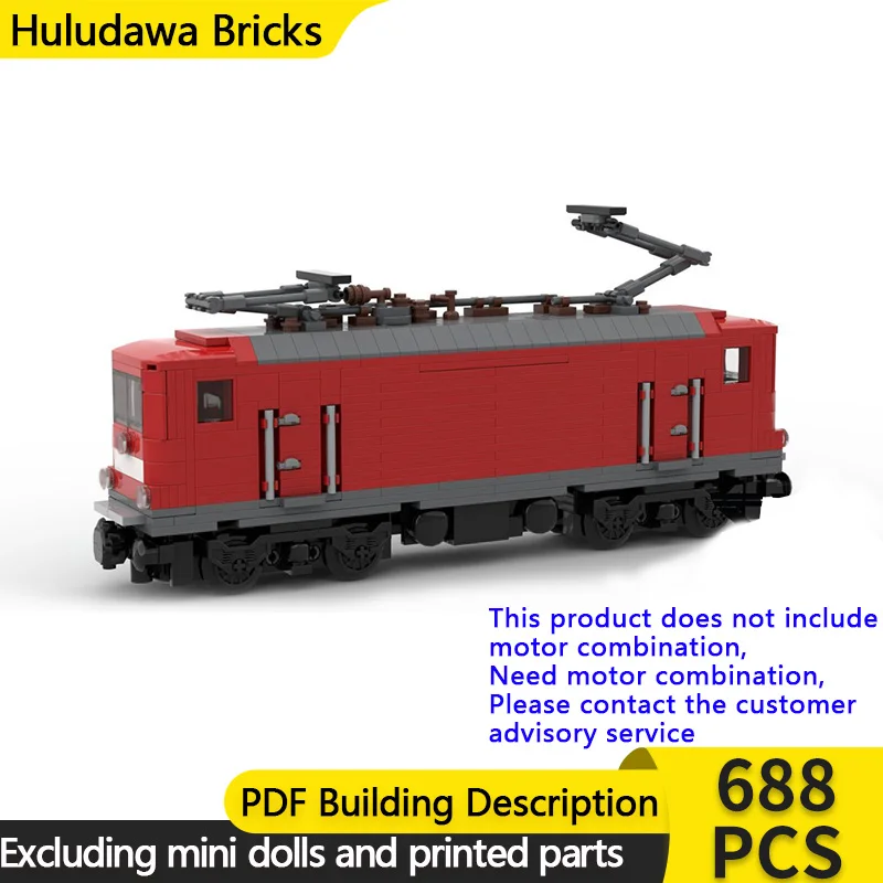 

Модель городской автомобиль MOC, строительные кирпичи, серия 112,1, электрический локомотив, модульная технология, подарки, праздник, сборка, детские игрушки, костюм