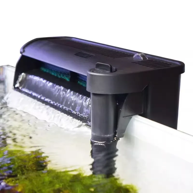 Waterfall style wall mounted three in one external built-in oxygenation circulation