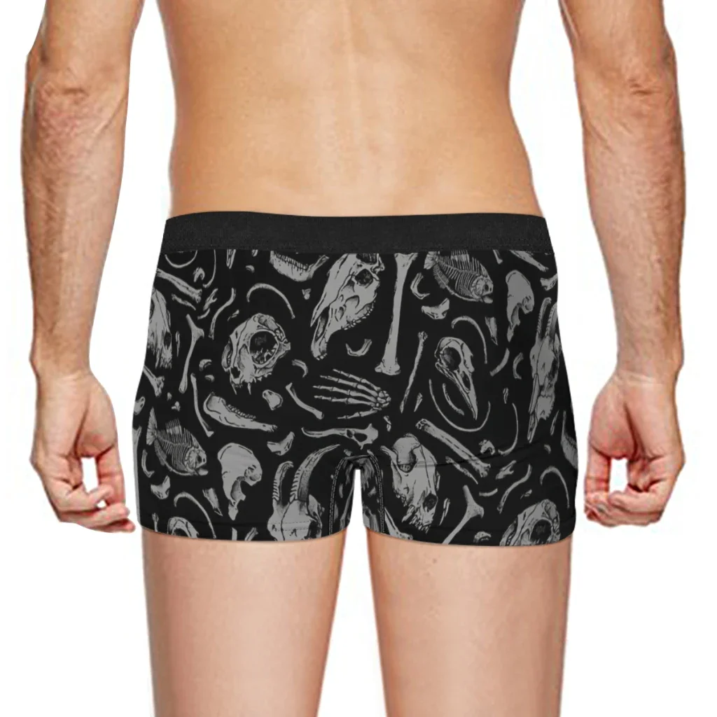 Bones-Boxer Sexy pour Homme, Sous-Vêtement, Culotte, Boxer