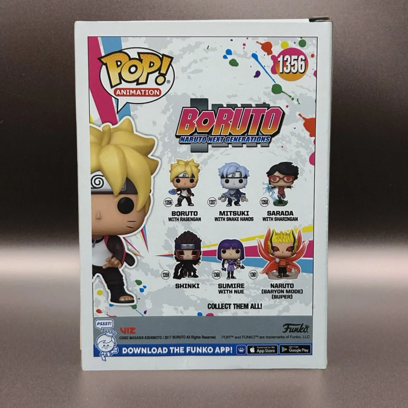 ناروتو بوروتو أنيمي الشكل فانكو بوب بوروتو مع Rasengan (توهج) 1356 الفينيل الشكل 4.55 في تحصيل طبعة محدودة لعبة مجسمة