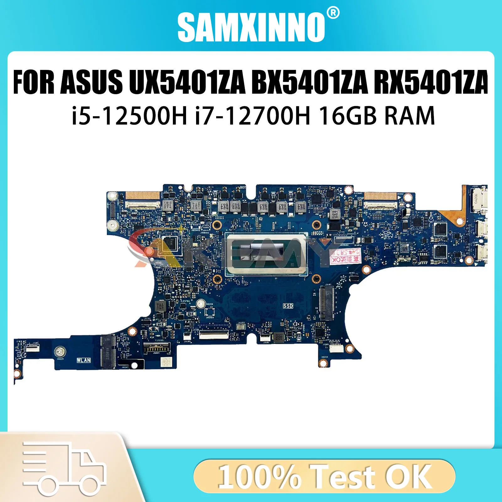 UX5401 Mainboard For ASUS UX5401EA UP5401EA BX5401EA RX5401EA Laptop Motherboard i3 i5 i7 11th Gen RAM-8GB/16GB